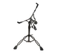 wisoolkic Chrome Plated Snare Drum Stand Drum Holder Adjustable Height Support For Snare Drums Practice Drums Stick Kit Practice Stick Kit Pad