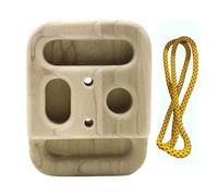 wisoolkic Climbing Training Boards Wood Hang Board Supplies Equipment Essential For Training Techniques Home Climbing Finger Board Comes Rope And Measures 1 Rock Holds Pull Up
