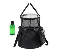 wisoolkic Collapsible Bucket Water Basin with Handle 30L Washing Dishes During Camping Trips and is Foldable for Compact Storage and Easy to Carry Fabric Dries Quickly