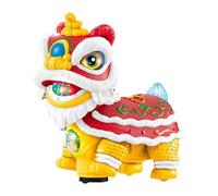 wisoolkic Cute Lion Dance Toy With Sound Light Music Effects Enhances Auditory Visual Enjoyment For Children Enhancing Auditory And Visual Enjoyment New Year Lion Dance Toy Is Based On Traditional