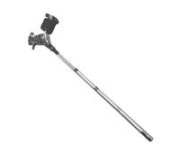 wisoolkic Cymbal Stand Metal Cymbal Ratchet Clamp Adjustable Holder Support Extension Durable Lightweight Drum Percussion Holder Stand Support For Standard Drum Set, Universal Direction, 1.25x4.6cm