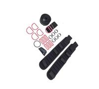 wisoolkic Diving Backplate Harness Scuba Diving Backplate DIR Harness Holder Adjustable Comfortable Shoulder Pads Set Scuba Kit Replacement Portable, Red