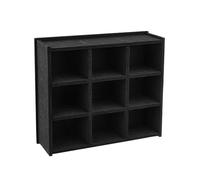 wisoolkic DIY Assembled Display Holder For Trucks Toy Displaying Case With Slots Allowing Kids To Show Off Favorite Toys Trucks Toy Displaying Case With 9 Slots Black