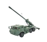 wisoolkic DIY Assembly Tank Vehicle Model Compact Size Tank Model Toy To Share Fun Develop Skills Creative Experiences 1/72 DIY Set Assemble Home Decoration, Green, 13x4.5x4.5cm