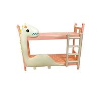 wisoolkic Doll Furniture Mini Bunk Bed Decor Ornament Creative Play In Miniature Settings Scentless And Durable Enough For Playing. Best GiftYou Will Be Attracted By Lovely Mini Bed And Have Time