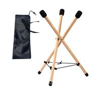 wisoolkic Drum Stand Adjustable Triangular Snare Stand Lightweight Stable Multi Purpose Rack For 10 To 15 Inch Drums Handpan Drum Holder Steel Base Stable Steel Holder 10 Inch To
