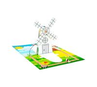 wisoolkic Educational Science Windmill Generator Kit Inspires Young Minds To Discover Technology Through Engaging DIY Projects Windmill Paper Circuit Set Basic Electric Circuit