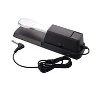wisoolkic Electric Piano Sustain Foot Pedal Anti Slip Rubber Pad Ensures Stability While Playing Piano Keyboard Pedal Sustain Universal Damper Foot, Silver, 23.2x7.4x5.8cm