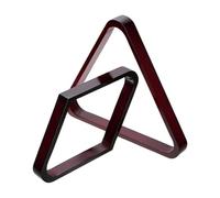 wisoolkic Elegant Pool Stand Pair Triangular Rhombus Billiard Stand Set with Classic 2pcs Wooden Pool Seteight Ball Triangular Billiard and Nine Ball Rhombus