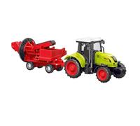 wisoolkic Farm Tractor Toy Log Truck Mini Engineering Vehicle Offers Exciting Push And Go Farming Adventures For Both Boys And Girls Friction Powered Farm Tractor Trucks Mini Trailer, smash