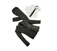 wisoolkic Fashion Forward Action Figure Suit Clothing Set 1/6 Scale Male Figure Doll Clothes Gift For Enthusiasts And Collectors Collectible Fashion Outfits Outfit With Tie