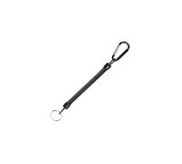 wisoolkic Fishing Lanyard Retractable Carabiner Kayak Lightweight Durable Coil Fishing Rod Coiled Safety Ropes 120cm Tools Rope Holder Boating Secure Pliers 100cm
