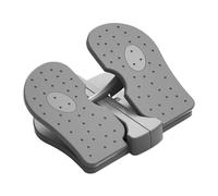 wisoolkic Fitness Stepper Mini Stair Stepper Machine Portable Leg Exercise Equipment Foot Pedal Stepping Machine For Office Home Workouts Foot Mini Stair, gray, 23.5x21.5x11.5cm