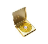 wisoolkic Flip Compass Alloy Box Luogeng Feng Shui Supplies Camping and Hiking Experiences with Unique Chinese Characteristics Vintage Antique Chinese Compass with Storage Case