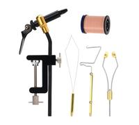 wisoolkic Fly Tying Device Reliable Fly Tying Tools Set Designed for Beginners and Professionals Pursuing Fishing Excellence Bobbin Thread Holder Bobbin Holder, Light Pink