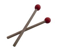 wisoolkic Glockenspiel Sticks Mallet Wood Handle Crafted Smooth Finish Durable Rubber Mallets Suitable For All Skill Levels Wood Mallets Percussion Sticks For Bell Xylophone, Red, 18.5x2.5cm