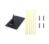 wisoolkic Golf Alignment Stick Holder Designed For Posture Correction And Swing Training Serious Golfers 6 Auxiliary Rods Golf Swing Training Aid Portable Equipment Golfer