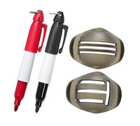 wisoolkic Golf Ball Marker Line Drawing Stencil Ruler Provides Accurate Putting Easily Using Portable Reusable Materials Training Putter Straight Lines Alignment Marking Tool Pen
