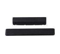 wisoolkic Guitar Bone String Saddle And Nut Suitable 4 String Ukuleles Benefits Acoustic Enhancement Which Can Sustain Tone And Improve Sound Won't Damage Strings - 4 Slots With Sl nd Smooth