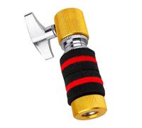 wisoolkic Hi Hat Clutch Quick Release Accessory Sturdy Drum Cymbal Holder For Jazz Drum Hi Hat Stand Replacement Part Jazz Clutch Cymbal Stand Alloy, gold, Height:7.5cm