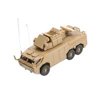 wisoolkic High Simulation 172 4D Assemble Armored Vehicle Model DIY Assembly Vehicle Toy Puzzle Game Keeps Boys Engaged Through Play DIY Simulation Model Transport Truck Toy, yellow, 11cm