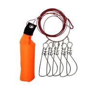 wisoolkic High Strength Fishing Stringer Clip Buckle Heavy Duty Snap Hook Excellent Tool For Outdoor Fish Keeping Outdoor Fish Holder Tool Snap Hook High Strength