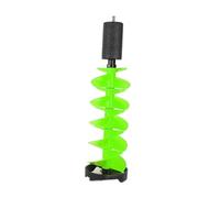 wisoolkic Ice Drill Auger User Friendly Ice Fishing Equipment Engineered to Combine Efficiency with Comfort for Winter Activities Oceans Sea Fishing Lakes, Green, 75cm