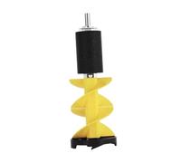 wisoolkic Ice Drill Auger User Friendly Ice Fishing Equipment Engineered to Combine Efficiency with Comfort for Winter Activities Oceans Sea Fishing Lakes, Yellow, 50cm