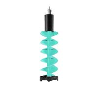 wisoolkic Ice Drill Auger User Friendly Ice Fishing Equipment Engineered to Combine Efficiency with Comfort for Winter Activities Oceans Sea Fishing Lakes, Blue, 75cm