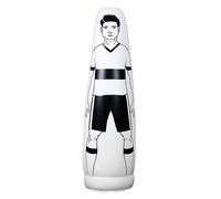 wisoolkic Inflatable Football Training Dummy Free Kick Equipment For Enhancing Goal Scoring Skills And Real Game Adaptation During Soccer Drills Soccer Training Inflatable Humanoid, white, 160cm