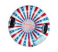 wisoolkic Inflatable Snow Tube Winter Fun Sled Offering Deep Seat For Comfort And Safety On Snowy Days Deep Seat Of Winter Snow Tube Ensures Security And Helps Maintain Balance During Snowy Adventures