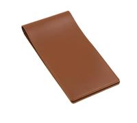 wisoolkic Lightweight Golf Scorecard Holder Book Cover Waterproof and Wear Resistant Essential Accessory for Golfing Golf Books for Practice Sessions Game Stats Score, Brown, 22.2x12cm