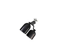 wisoolkic Metal Cowbell With Mount Easy Installation High And Low Tones Versatile Instrument Various Drum Setups High And Low Tone Cowbell Drum Accessory, black, 17x13x4cm