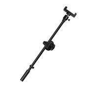 wisoolkic Microphone Crossbar Stand Tripod Pole Accessories Live Broadcast Stage Performance Recording And Singing Activities Rotating Microphone Stand Crossbar Arms Mic Clip, For Phone, Length 55cm