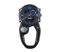 wisoolkic Mountaineering Wall Watch Waterproof is Not Afraid of Rain Compact and Convenient to Carry ABS Outdoor Watch, Blue