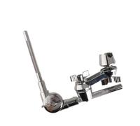 wisoolkic Multifunctional Drum Stand Clamp Percussion Cymbals And Drummers Performance Stage Setup Ensuring Durability And Longevity. Also Guarantees Firm Connection To Cowbell Or, Silver, S