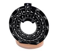 wisoolkic Musical Educational Tool Chords Wheel Metal Wheel Practicing Learning Chord Progressions And Melodies Round Music Melody Tool Musical Educational