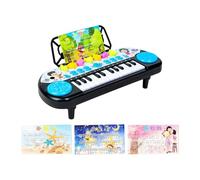 wisoolkic Musical Toys For Toddlers Childrens Electronics Beginners Piano Keyboard For Kids With 6 Musical Sounds And 1 Traffic Knowledge Beginner Childrens Keyboard Piano With Music Book