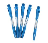 wisoolkic Premium Darts Accessories Set Aluminum Alloy Shafts More Stronger Thread Shafts Medium Size Fit Most Darts. 50mm 2BA Stems More Stronger. Bright Metal Makes Exquisitely Engraved Pattern.