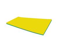 wisoolkic Premium Unsinkable Float Mat Water Float Pad Beach Lake And Pool Comfortable Outdoor Lounge Mattress Unsinkable Pool Lounger Mat Bed Surfing Toy, Yellow Green