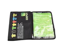 wisoolkic Professional Soccer Referee Pouch Zipper Closure Multi Pockets Carrying Bag Soccer Referee Accessory Bag Outdoor Sports Competition Football Game Supplies , 11.9x8.3 inch