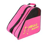 wisoolkic Roller Skates Carrying Bag With Handle Lightweight Adjustable Shoulder Strap For Kids And Men S Skating Accessories Skating Shoes Bag Handbag Breathable 3 Layer Kids, Pink, 40x30x40cm