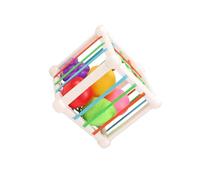 wisoolkic Sensory Bin With Rope And Baby Shape Sorting Toy Cube Bin Makes Learning Simple And Enjoyable Promoting Early Development Skills Sensory With Elastic Rope Children Fruit Toy