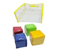 wisoolkic Soft Infant Early Education Pocket Dice Toy Wonderful Option Supporting Skill Development Young Learners Learning Dice Set 6 Sided Clear Pocket Toy