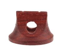 wisoolkic Solid Wood Chinese Violin Fiddle Bridge Essential Upgrade For Improved Vocalization And Performance Of Erhu Players Chinese Traditional Musical Instrument Parts, Red with Bottom Hole