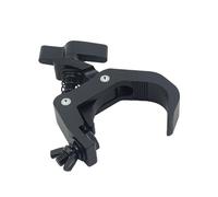 wisoolkic Stage Light Clamp Aluminum Alloy Hook Durable Units Easy Install With Adjustable Knob Studio And Theatre DJ Light Clamps Moving Head Par Spotlights, Black, 15x11x3cm