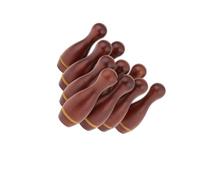 wisoolkic Tabletop Shuffleboard Game for Kids Bowling Toy Develops Motor Skills Provides Fun Playtime with Mini Bowling Pins for Endless Joy Kids Play Toy Gifts Portable Pins