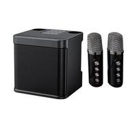 wisoolkic Vibrant Speaker With Microphone Providing Incredible Audio Clarity Holiday Celebrations And Events Designed With Two Microphones For Enhanced Singing