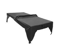 wisoolkic Water Resistant Indoor Table Tennis Protector Durable Pong Cover For Outdoor Reduces Wear And Keeps Table Looking New Tennis Flat Pingpong Cover Courtyard , Black , 280x153x73cm