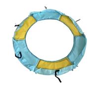 wisoolkic Waterproof Pad Trampoline Outer Edge Cover Crafted For Safety And Easy Maintenance For Trampoline Of Edge Cover Is Made Of Waterproof Oxford Cloth Middle Is Padded.In